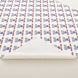 Manta Sherpa Trump 2024 Reclama el Sherpa Blanket de Estados Un