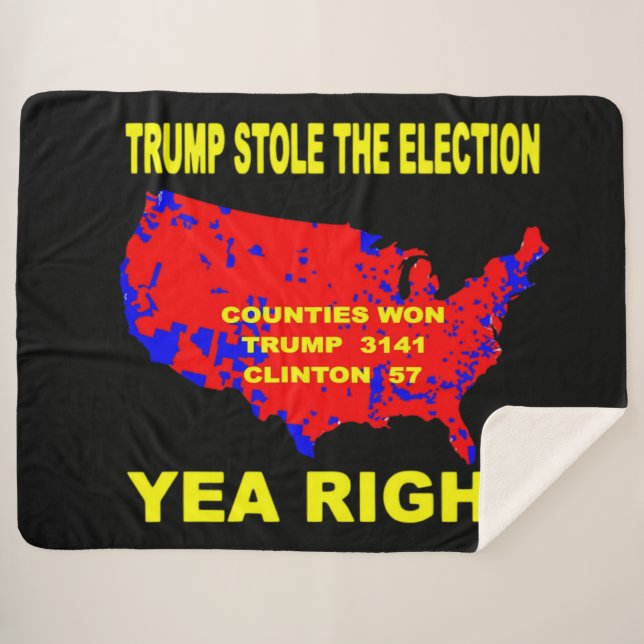 MANTA SHERPA TRUMP ROBÓ LAS ELECCIONES (Anverso (horizontal))