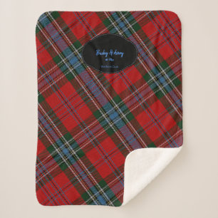Manta Sherpa TU nombre y fecha MacLean Scottish Clan Tartán
