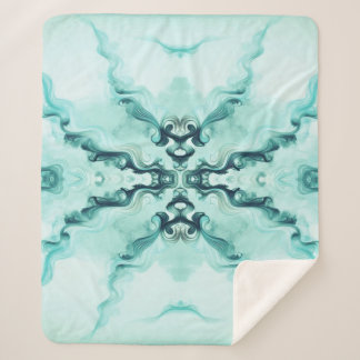 Manta Sherpa Turquoise Harmony – Artistic Duvet Cover