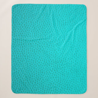 Manta Sherpa Turquoise leather skin texture skin