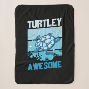 Manta Sherpa Turtle Lover Turtley Awesome