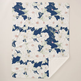 Manta Sherpa Twilight Bloom II Sherpa Blanket - Florencia