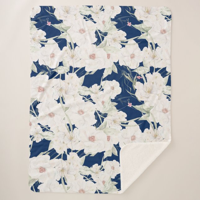 Manta Sherpa Twilight Bloom II Sherpa Blanket - Florencia (Anverso)