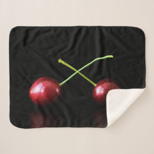 Manta Sherpa Two Cherries sbcn