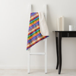 Manta Sherpa UDR revestido con arcoiris