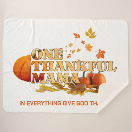 Manta Sherpa UN AGRADECIMIENTO MAMÁ MOM Elegante Acción de Grac