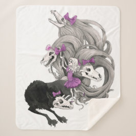 Manta Sherpa Un chica gótico y su oscuridad: ATRACTIVO