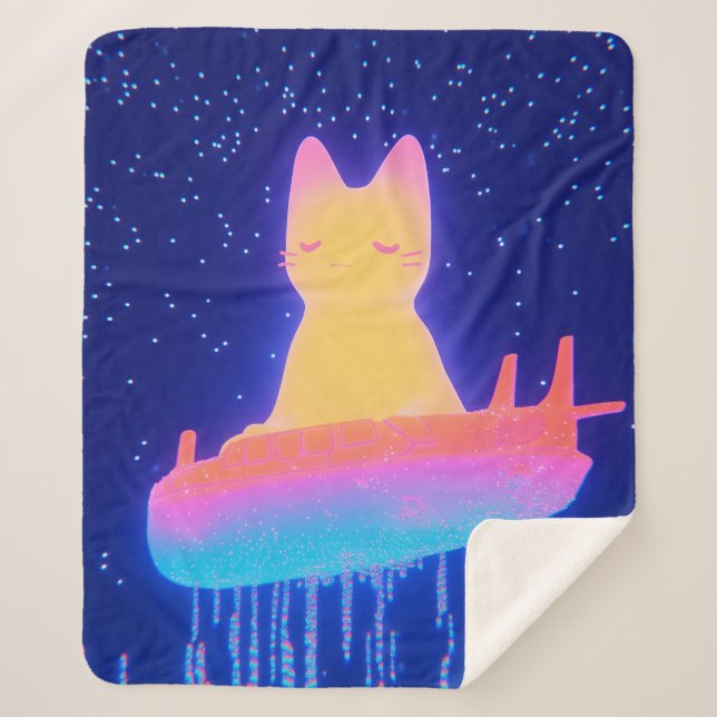 Manta Sherpa Un gato maravilloso en la nave espacial Rainbow (Anverso)