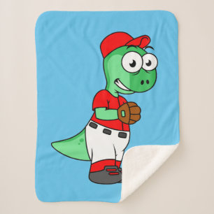 Manta Sherpa Un lanzador de béisbol paquicefalosaurio.