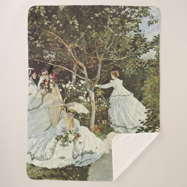 Manta Sherpa Un molino de viento en Zaandam Claude Monet (Anverso)