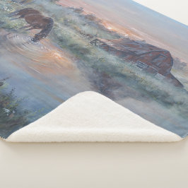 Manta Sherpa Un Nuevo Día -* Pintura de caballo