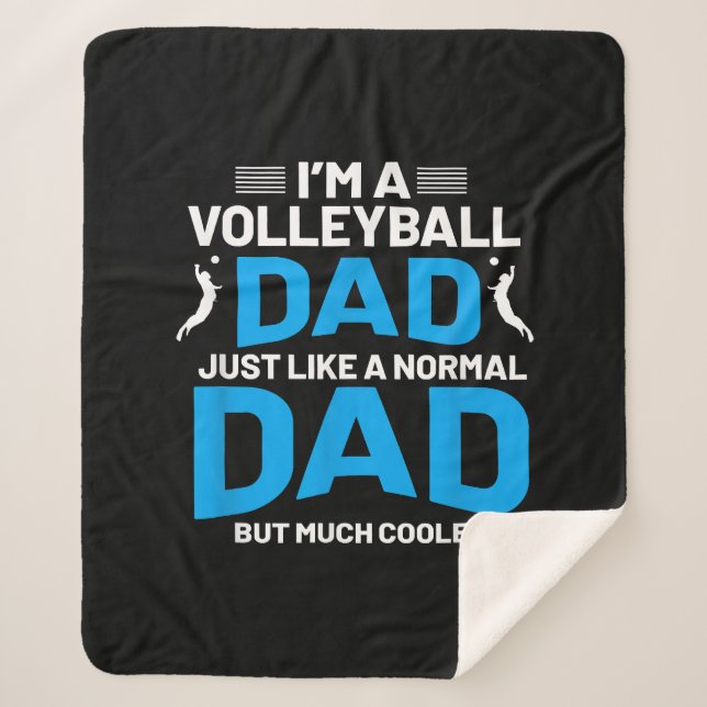 Manta Sherpa Un regalo divertido de voleibol para hombres y muj (Anverso)
