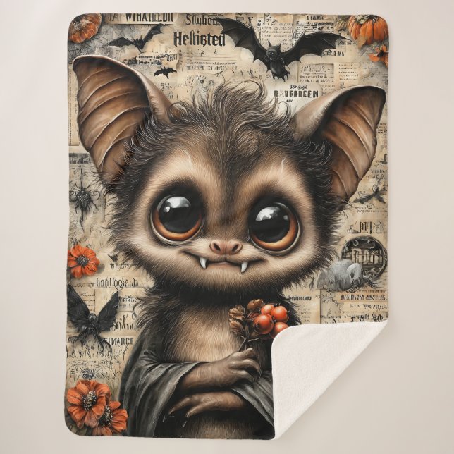 Manta Sherpa Un susurro bajo el cielo de Vellum (Anverso)