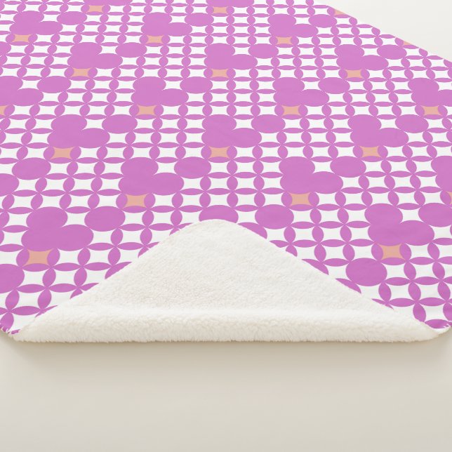 Manta Sherpa Un toque de elegancia Patrón Starry Sherpa Blanket (3/4)