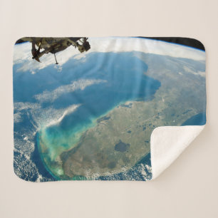 Manta Sherpa Una Florida Oblíque, En La Costa Sureste