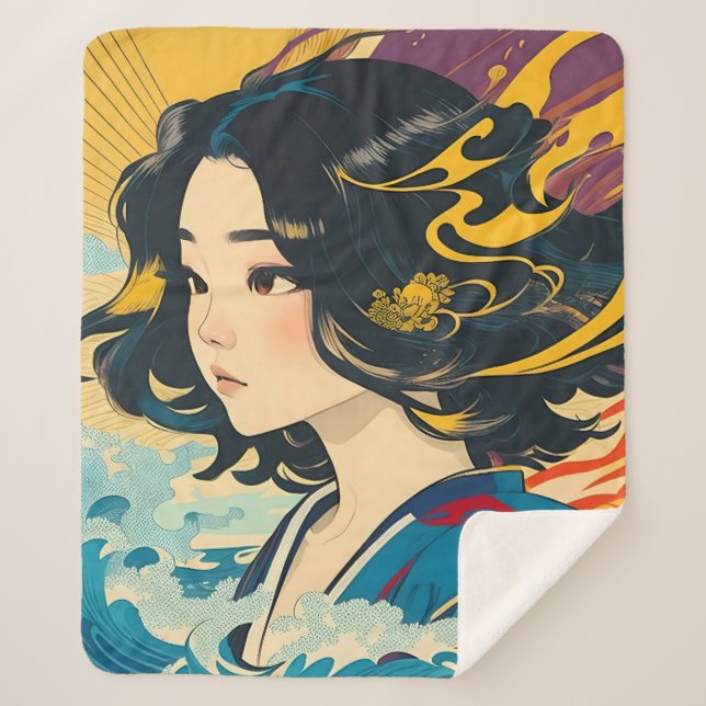 Manta Sherpa Una joven vietnamita (Anverso)