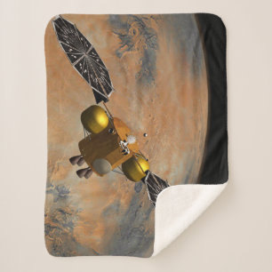 Manta Sherpa Una nave espacial orbitando Marte.