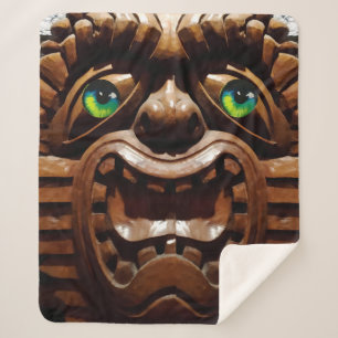 Manta Sherpa Una terraza tiki - Ken Gage Art