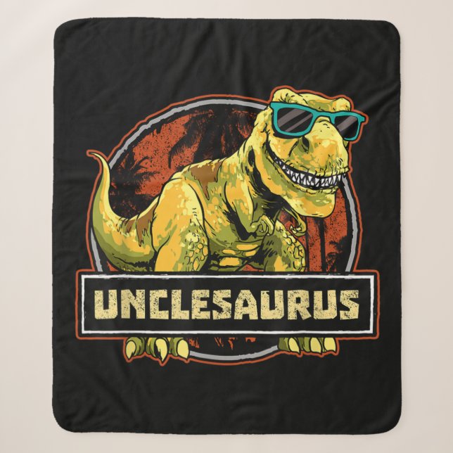 Manta Sherpa Unclesaurus T rex Uncle Saurus Dinosaur (Anverso)