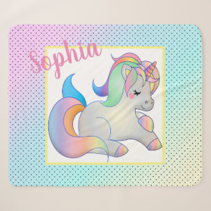 Manta Sherpa Unicornio