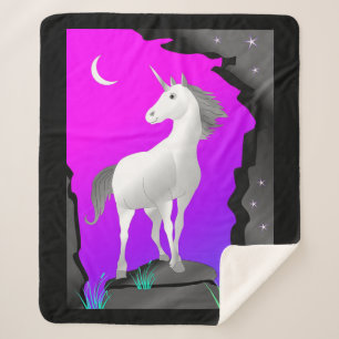Manta Sherpa Unicornio