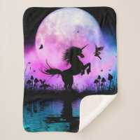 Unicornio con pequeño hada
