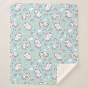 Manta Sherpa Unicornios Sherpa Blanket