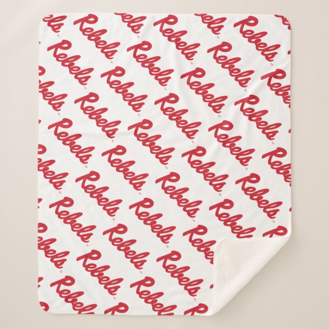 Manta Sherpa Universidad de Misisipi | Script Rebels (Anverso)