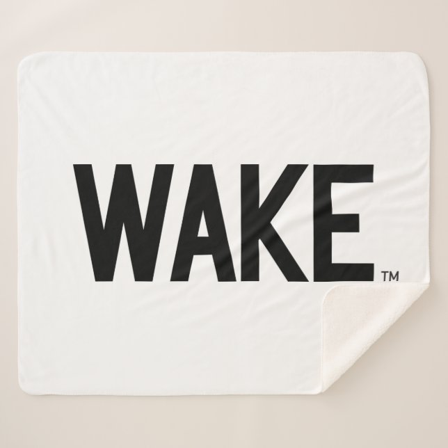 Manta Sherpa Universidad Wake Forest | Wake Wordmark (Anverso (horizontal))