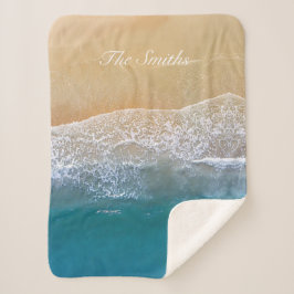 Manta Sherpa Uno con la playa