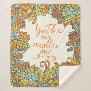 Manta Sherpa Usted es mi número uno