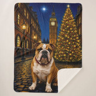 Manta Sherpa Vacaciones de Bulldog