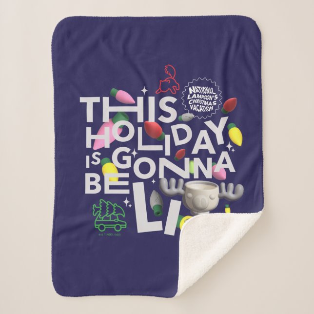 Manta Sherpa Vacaciones de navidades | Esta festividad va a est (Anverso)