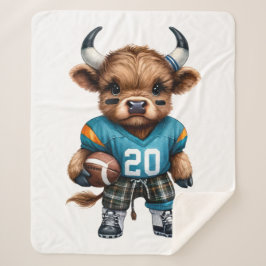 Manta Sherpa Vacas de la región montañosa y fútbol