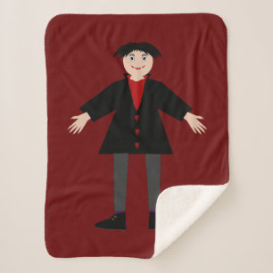 Manta Sherpa Vampiro de Cute Halloween