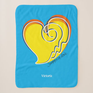 Manta Sherpa Verano de Amor - Nombre Personalizado