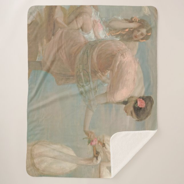 Manta Sherpa Verano por Rupert Bunny (1897) (Anverso)