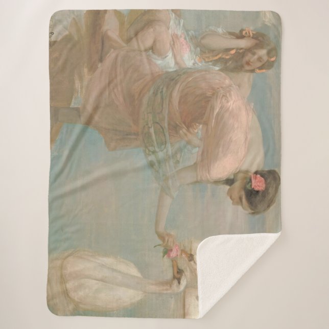 Manta Sherpa Verano por Rupert Bunny (1897) (Anverso)