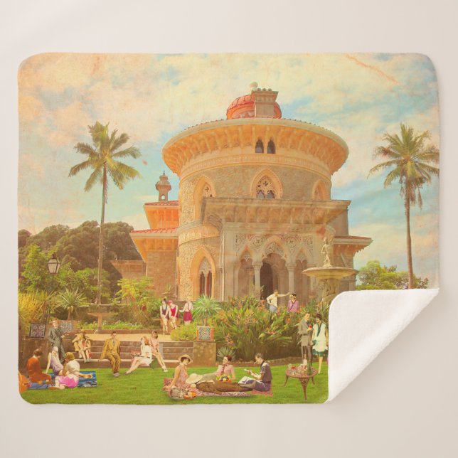 Manta Sherpa Verão de 1934 em Monserrate (Sintra - Portugal) (Anverso (horizontal))