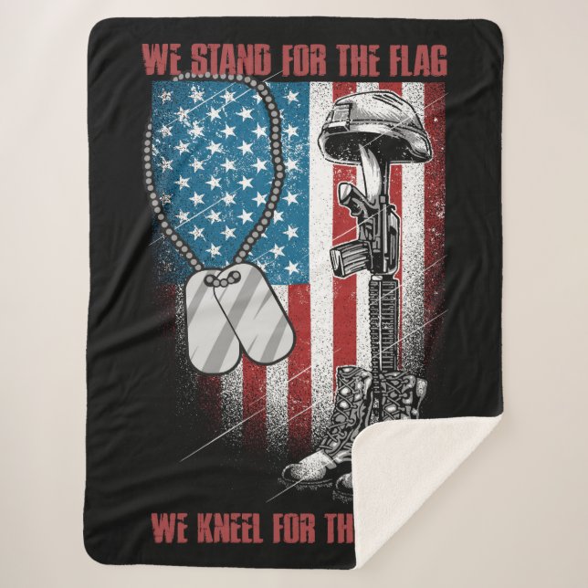 Manta Sherpa Veterano americano (Anverso)