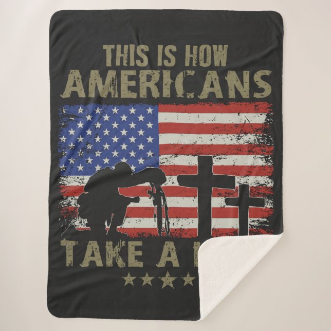 Manta Sherpa Veterano de los Estados Unidos (Anverso)