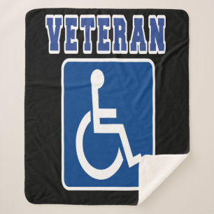 Manta Sherpa Veterano discapacitado