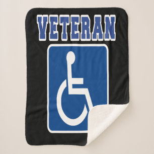 Manta Sherpa Veterano discapacitado discapacitado