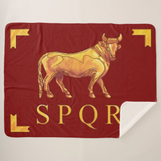 Manta Sherpa Vexilla SPQR Bull
