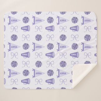 Manta Sherpa Viaje Pompom Alegre en Campamento Morado