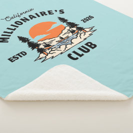 Manta Sherpa Vibraciones de la Costa Oeste 'Club de Millonarios