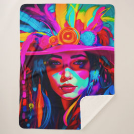 Manta Sherpa Vibrant Muse