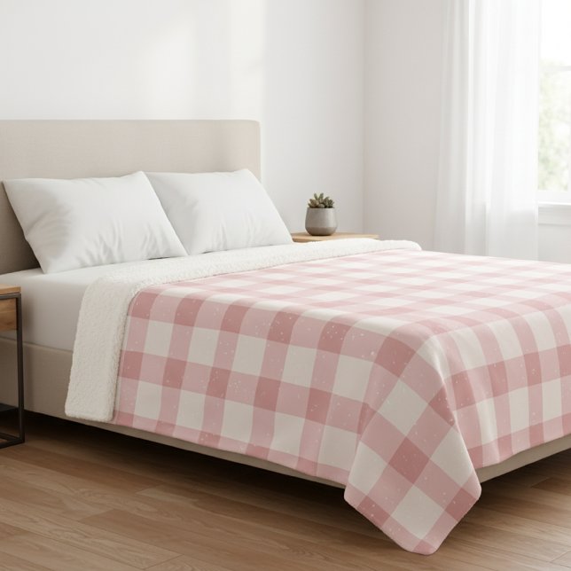 Manta Sherpa Vichy checkered blanket. (Subido por el creador)