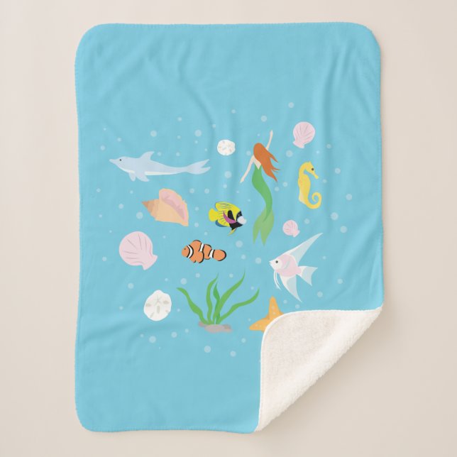 Manta Sherpa Vida marina (Anverso)